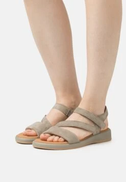 Gabor Comfort Platform Sandals - Schilf