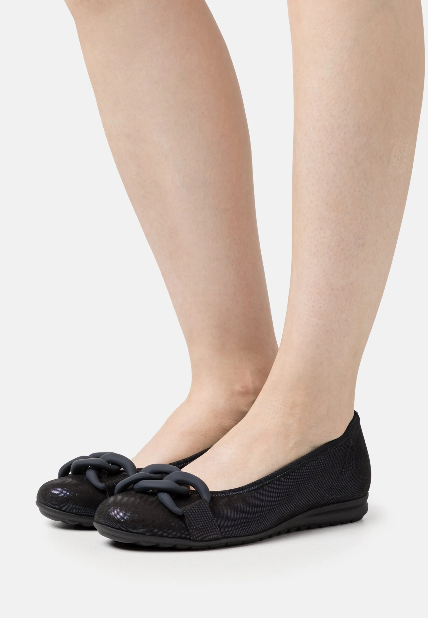 Gabor Comfort Ballet Pumps - Nightblue 3 Gabor Comfort Ballet Pumps - Nightblue
