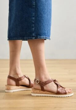 Gabor Comfort Wedge Sandals - Camel -Gabor Sales Store 08b62992fec944cb9f21758c28857606 1