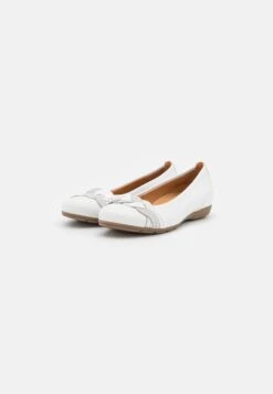 Gabor Ballet Pumps - Weiß/Silber -Gabor Sales Store 0b784d63cf5246f9a29cbc9634226399