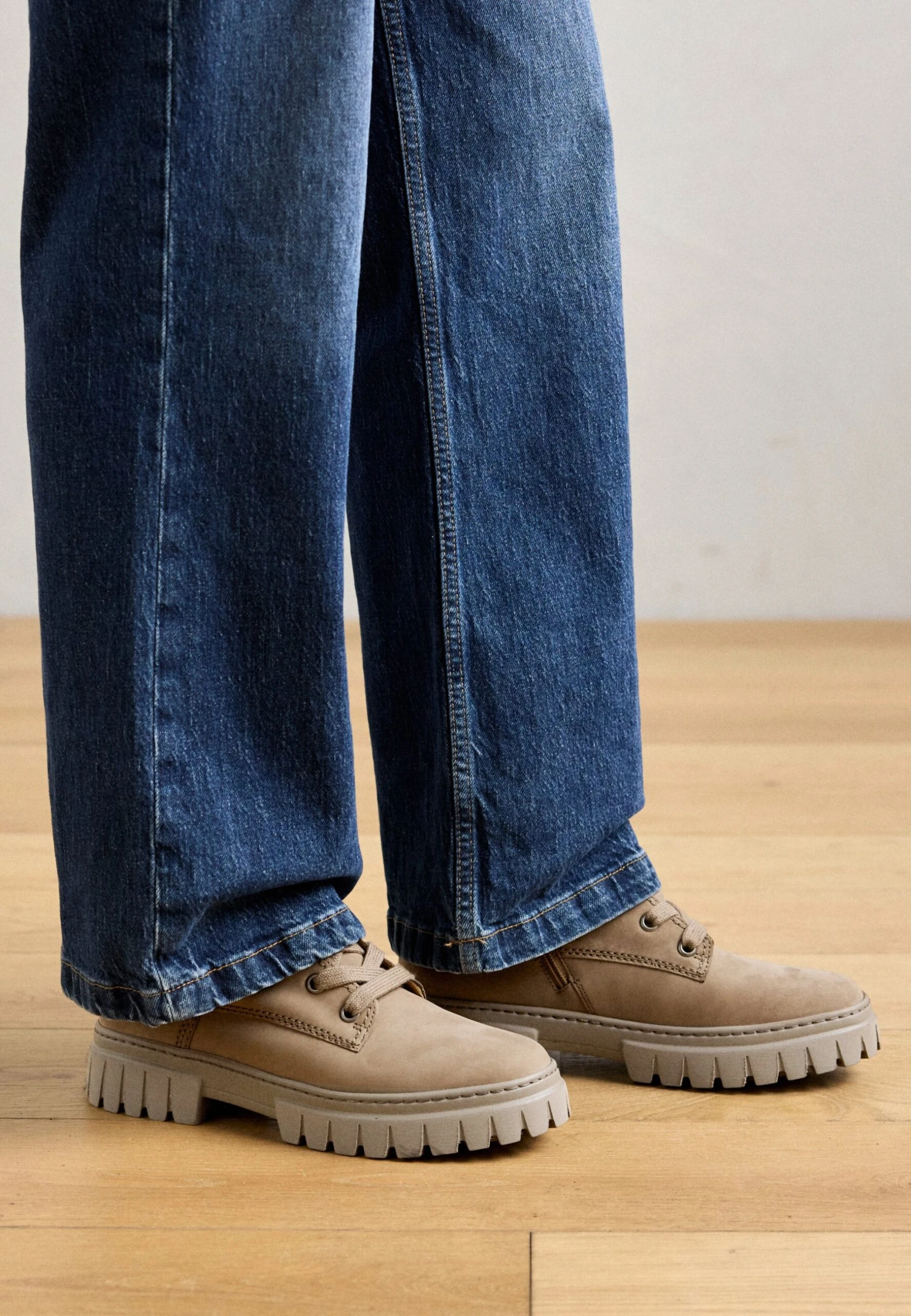 Gabor Comfort Lace-up Ankle Boots - Puder 8 Gabor Comfort Lace-up Ankle Boots - Puder - Image 7