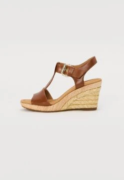 Gabor Comfort Wedge Sandals - Peanut