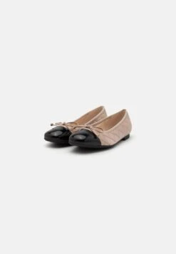 Gabor Comfort Ballet Pumps - New Rose/schwarz -Gabor Sales Store 0f9ed5876b7549c2971276525e42e21f