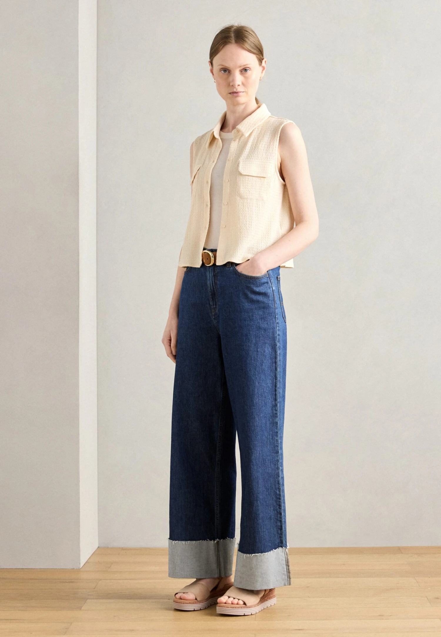 Gabor Comfort Platform Sandals - Sand 5 Gabor Comfort Platform Sandals - Sand - Image 3