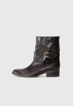 Gabor Cowboy/biker Ankle Boot - Schwarz/gold-coloured -Gabor Sales Store 195db1c8cc9841d8a8f462e63ab252d7 1