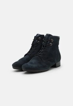 Gabor Comfort Lace-Up Ankle Boots - Dark Blue -Gabor Sales Store 1a7b014faa634f66a475f7f0b1688363