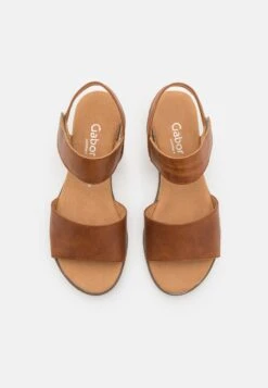 Gabor Comfort Wedge Sandals - Cognac 13 Gabor Comfort Wedge Sandals - Cognac -Gabor Sales Store 21c5318fe584435f85dff26015a93e52