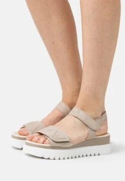 Gabor Platform Sandals - Desert