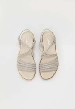Gabor Wedge Sandals - Silber/light Grey -Gabor Sales Store 2a8d8b8545404e2eaed90de40d3beb01