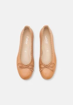 Gabor Comfort Ballet Pumps - Peanut -Gabor Sales Store 2ecec98b67c54a5097b163df99323c39