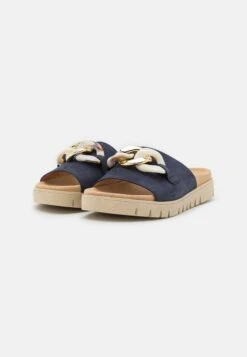 Gabor Mules - Blue/Beige 10 Gabor Mules - Blue/Beige -Gabor Sales Store 33065a34557b485b882f085a2b13fbc4