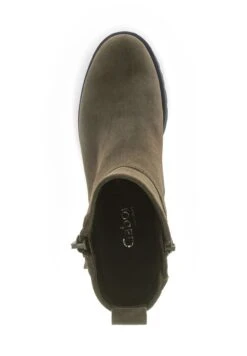 Gabor Comfort Classic Ankle Boots - Oliv Micro -Gabor Sales Store 3e05cf22804c4a55acd02cecddb01cdc
