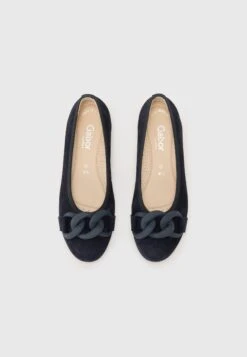 Gabor Comfort Ballet Pumps - Dark Blue -Gabor Sales Store 3e8163b5584d4c35b1aba10bb7fbd393