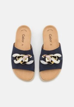 Gabor Mules - Blue/Beige 13 Gabor Mules - Blue/Beige -Gabor Sales Store 4264aba1270b4fcf9243b542a22981af