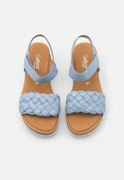 Gabor Comfort Platform Sandals - Sky -Gabor Sales Store 4a4e5b19bbc74c8d8b8775a4e1218ffa