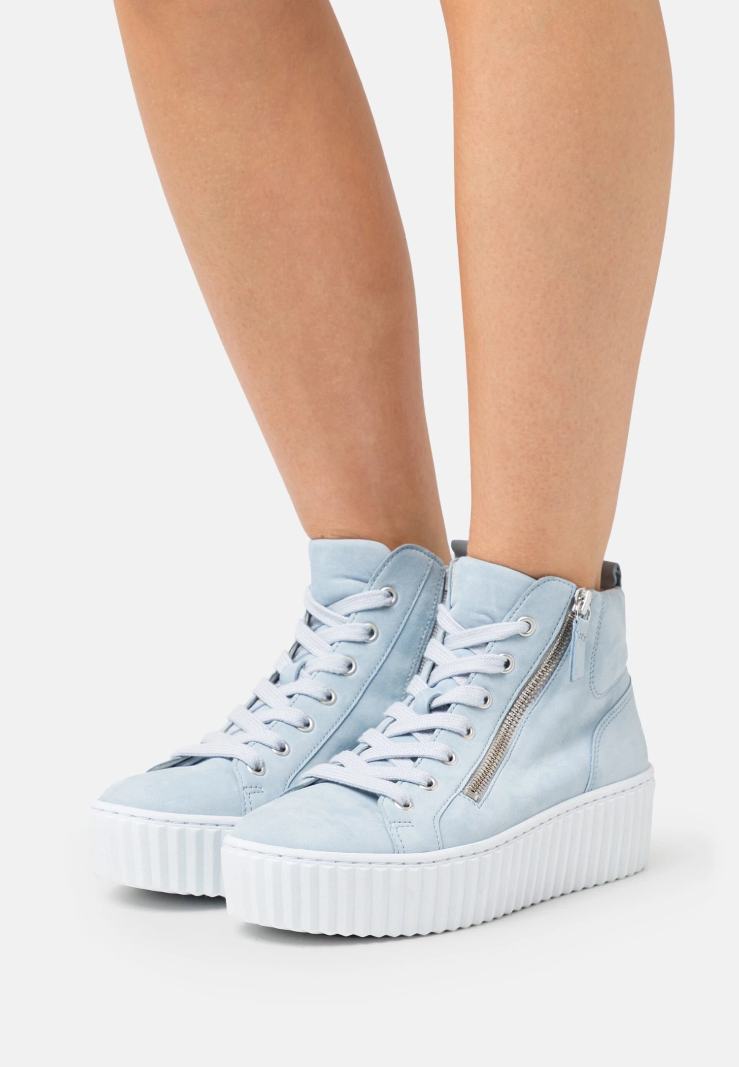 Gabor High-Top Trainers - Sky/Lightblue 3 Gabor High-Top Trainers - Sky/Lightblue
