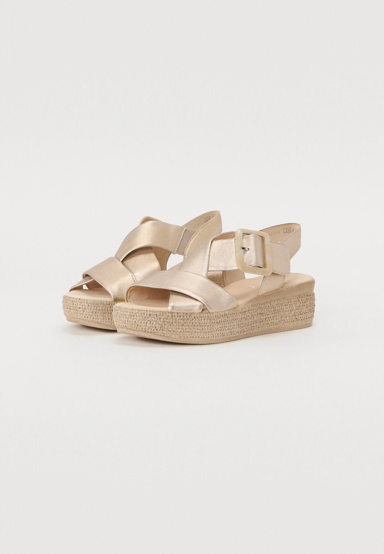 Gabor Wedge Sandals - Puder 4 Gabor Wedge Sandals - Puder - Image 2