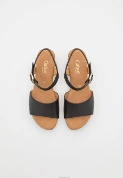 Gabor Comfort 22.071 - Clogs - Schwarz/Gold -Gabor Sales Store 6c6ccb8238594b8db93dda35a5fa4a93