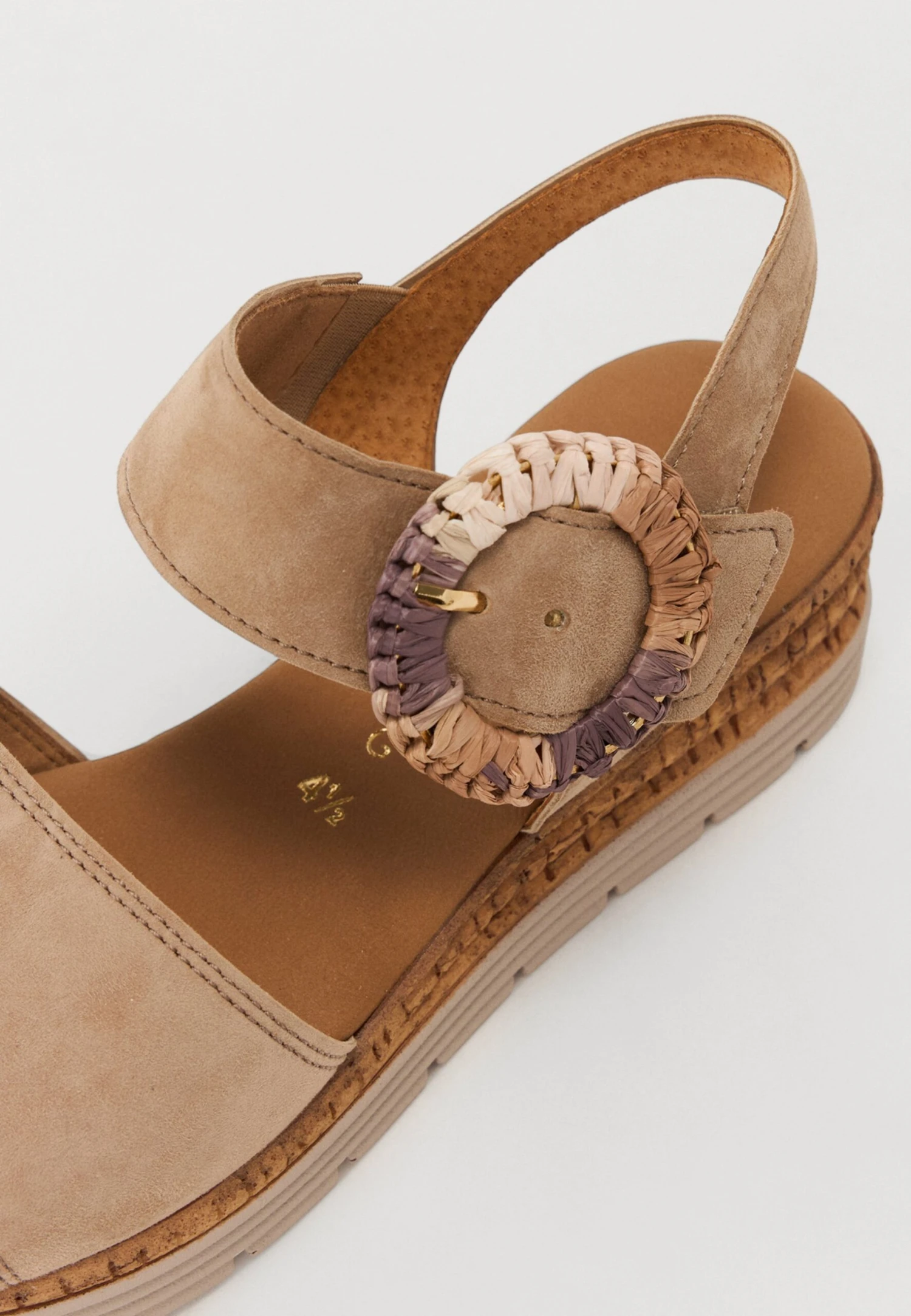 Gabor Comfort Platform Sandals - Sand 10 Gabor Comfort Platform Sandals - Sand - Image 8