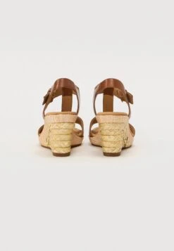 Gabor Comfort Wedge Sandals - Peanut -Gabor Sales Store 6ea19f99d45b442a9f53e838db56fb68