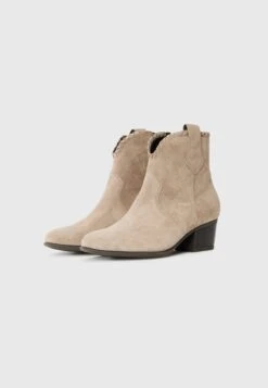 Gabor Comfort Cowboy/biker Ankle Boot - Kiesel -Gabor Sales Store 71a9d0cfc3f64860bba7c901757dccbf