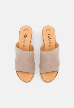 Gabor Heeled Mules - Silk -Gabor Sales Store 79b38ef94e224de6906906984230291a