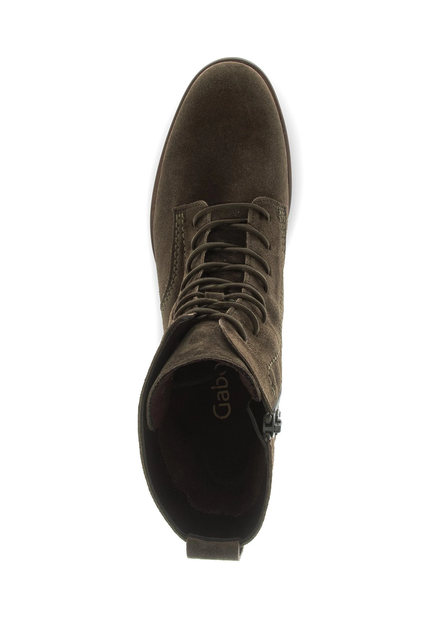 Gabor Lace-up Ankle Boots - Oliv 5 Gabor Lace-up Ankle Boots - Oliv - Image 3