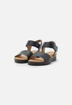 Gabor Comfort Wedge Sandals - Schwarz -Gabor Sales Store 8f3407182d4c41cea6a062d46a7b62cc