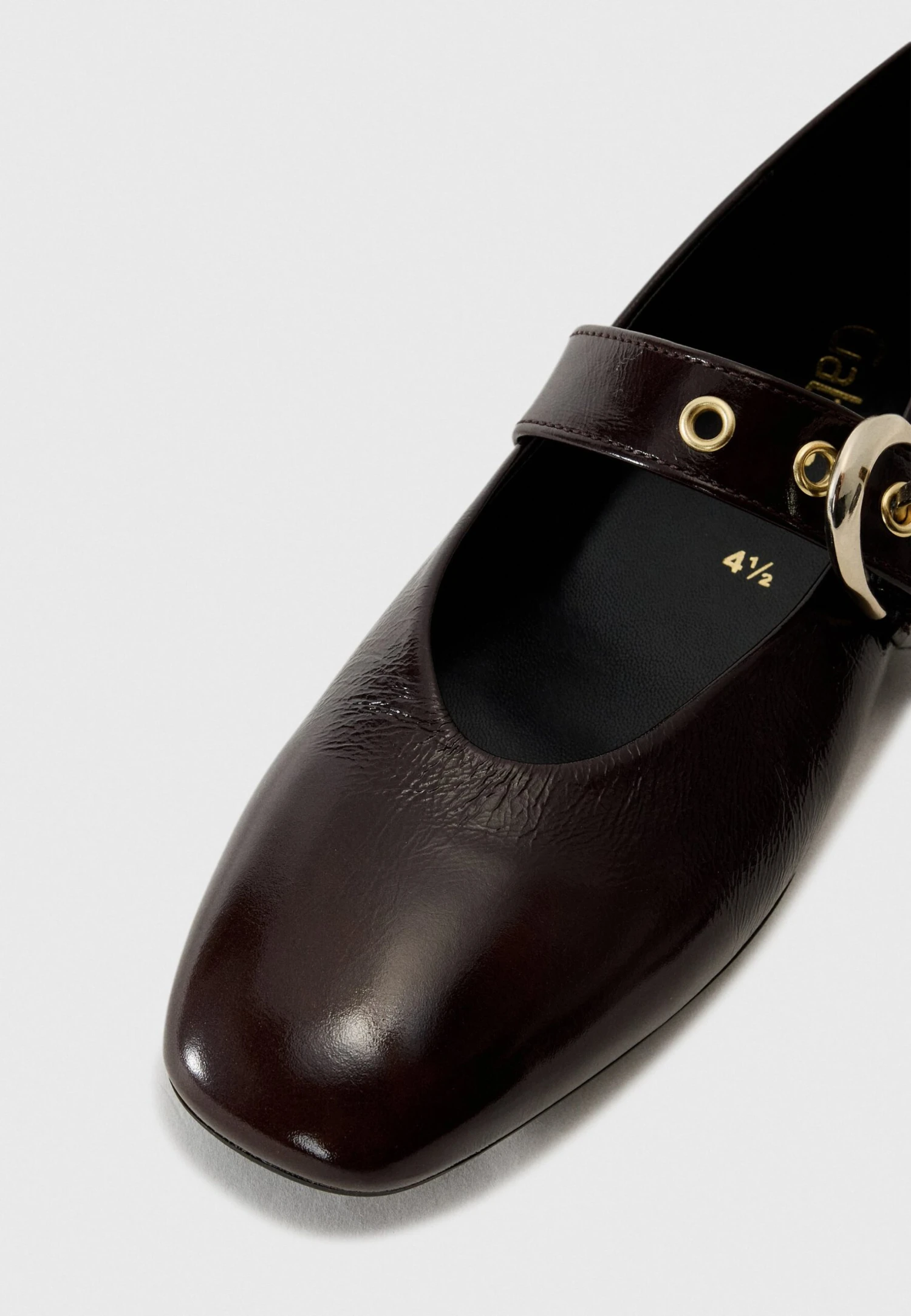 Gabor Ballet Pumps - Mocca/gold-coloured 8 Gabor Ballet Pumps - Mocca/gold-coloured - Image 6