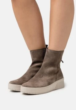 Gabor Platform Ankle Boots - Mohair