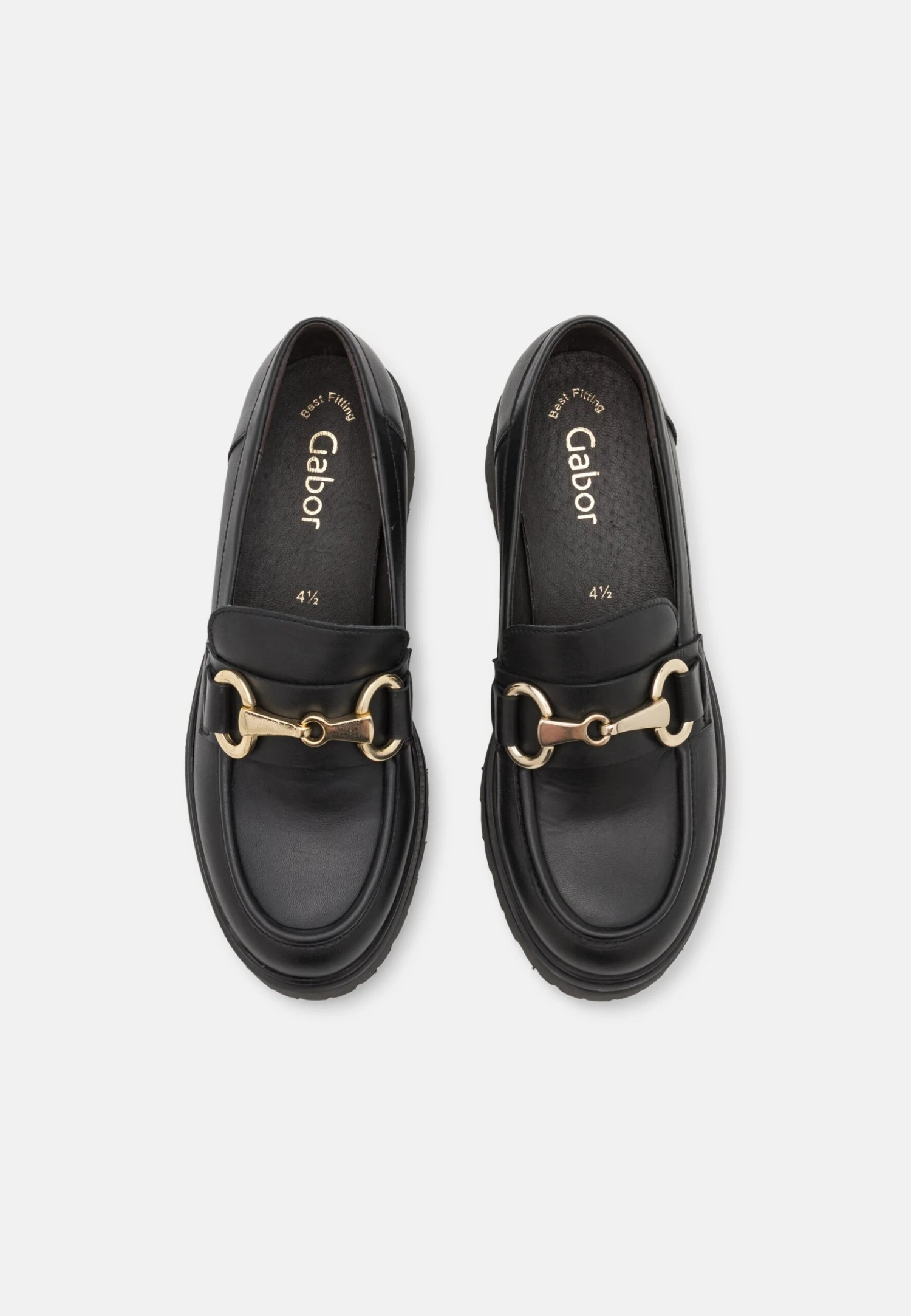 Gabor Slip-Ons - Schwarz/Gold 8 Gabor Slip-Ons - Schwarz/Gold - Image 6