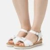 Gabor Comfort Wedge Sandals - Weiß -Gabor Sales Store 9e739b353d7041da9e9d2517c7901342