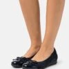Gabor Comfort Ballet Pumps - Dark Blue/Gold -Gabor Sales Store 9f2c1fc0a09d452c877e2cac7186f299