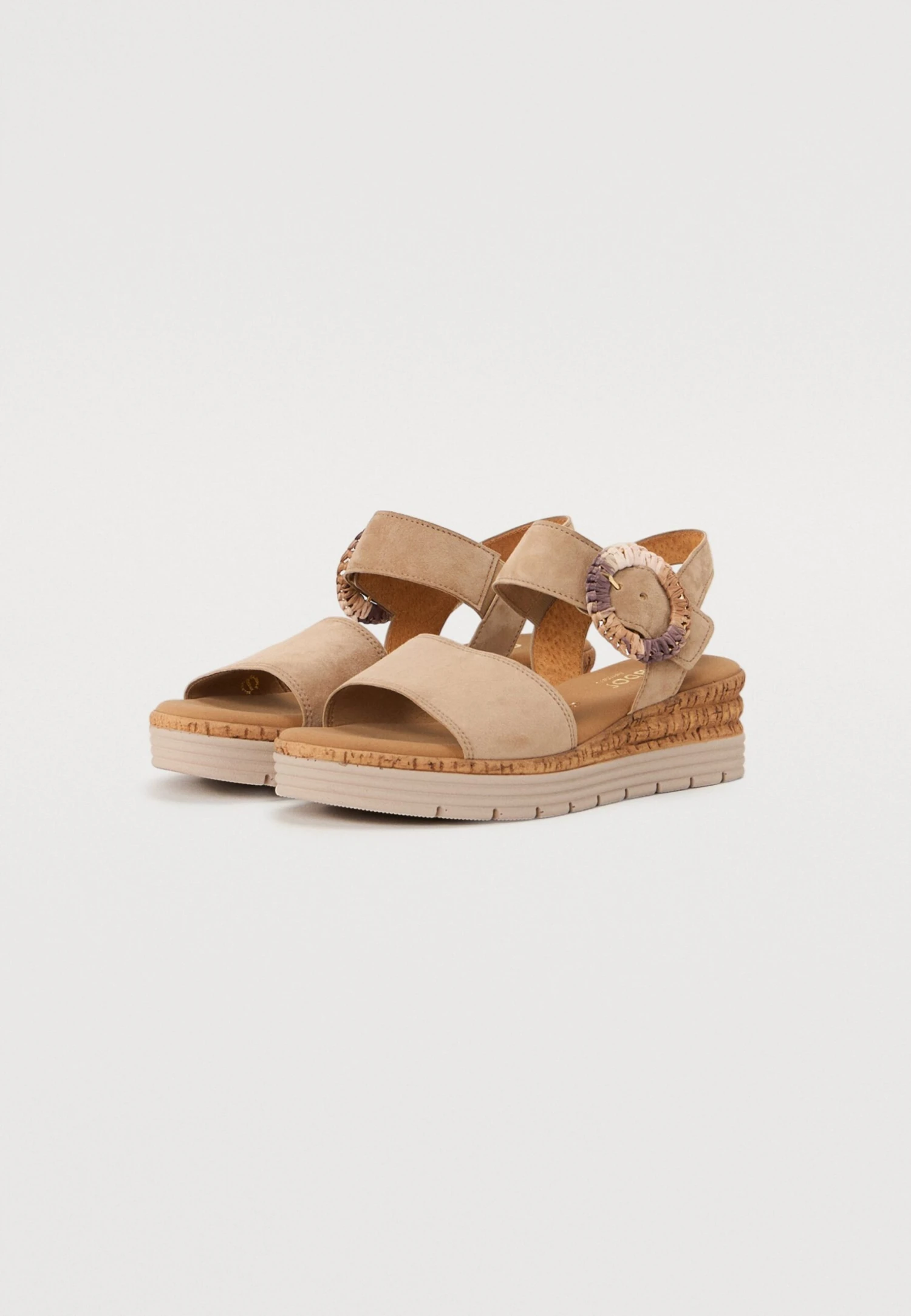 Gabor Comfort Platform Sandals - Sand 6 Gabor Comfort Platform Sandals - Sand - Image 4