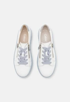 Gabor Trainers - Weiss /Aquamarin -Gabor Sales Store a9360a86da38468b83d230f1fe790f40