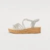 Gabor Wedge Sandals - Silber/light Grey