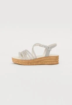 Gabor Wedge Sandals - Silber/light Grey