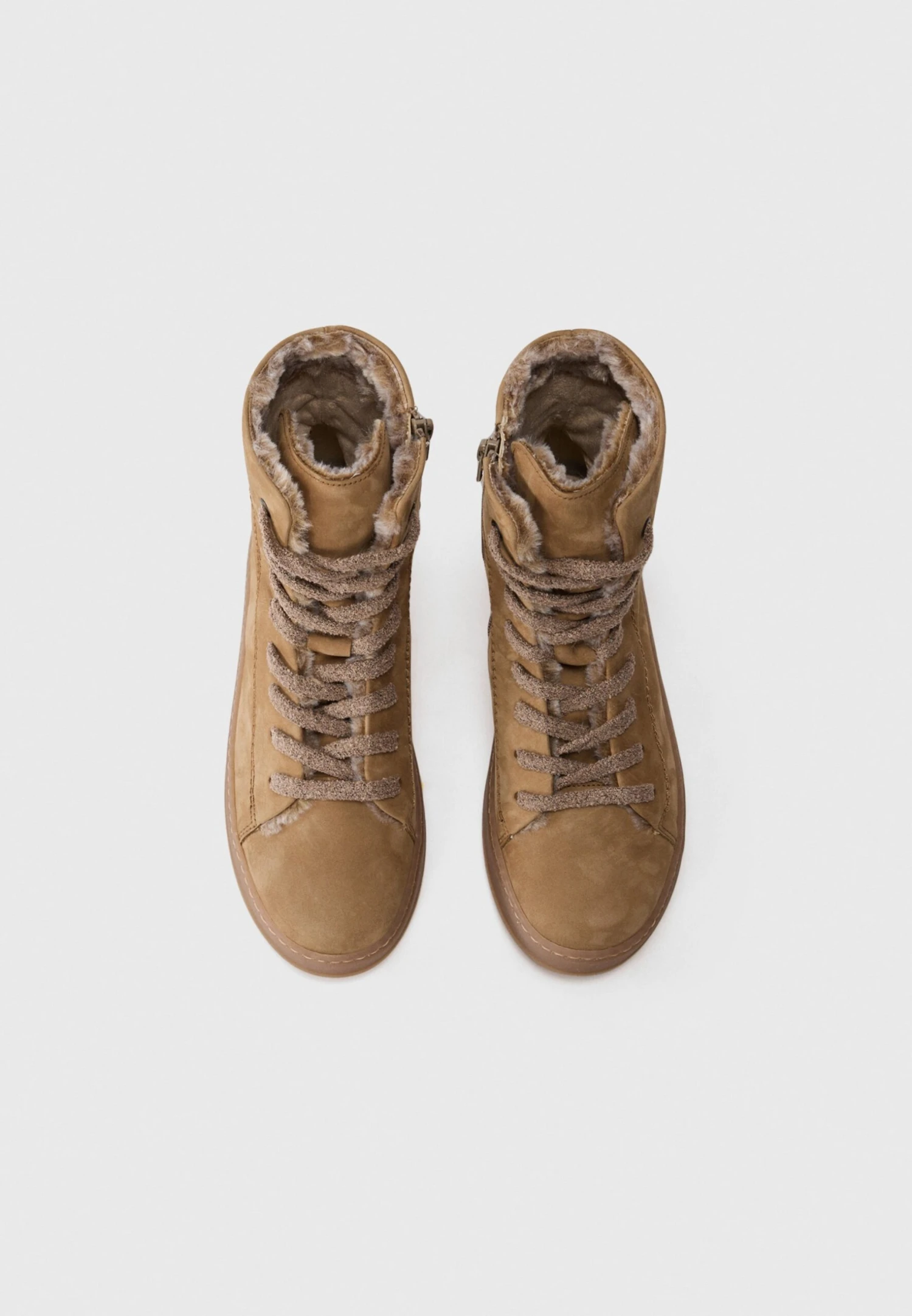 Gabor Comfort Lace-up Ankle Boots - Camel 6 Gabor Comfort Lace-up Ankle Boots - Camel - Image 4