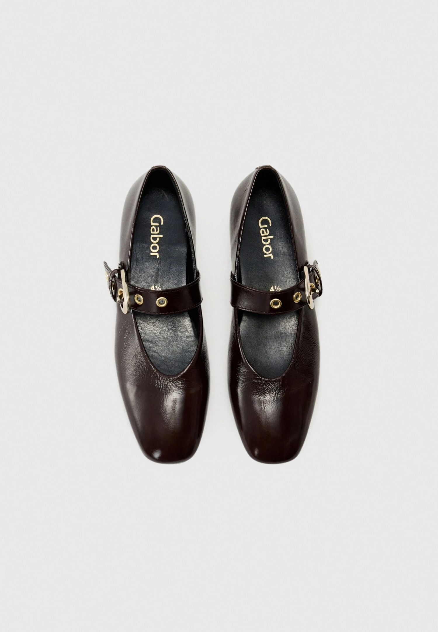 Gabor Ballet Pumps - Mocca/gold-coloured 6 Gabor Ballet Pumps - Mocca/gold-coloured - Image 4