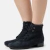 Gabor Comfort Lace-Up Ankle Boots - Dark Blue -Gabor Sales Store b14e2d1b36d94836a553bd961a3a6965