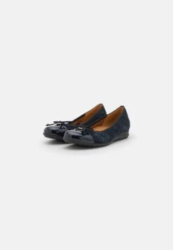 Gabor Comfort Ballet Pumps - Dark Blue/Gold 10 Gabor Comfort Ballet Pumps - Dark Blue/Gold -Gabor Sales Store b4eef6dcbaae4cc5bfb57086b4dfe52b