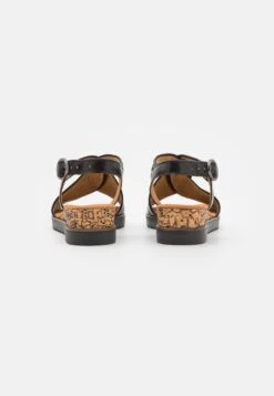 Gabor Comfort Wedge Sandals - Black -Gabor Sales Store b72ea49d636f4d518aa1c1110298d553