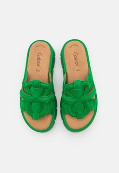 Gabor Heeled Mules - Verde -Gabor Sales Store bc65ca07675142aaa4662492b2a7cd95