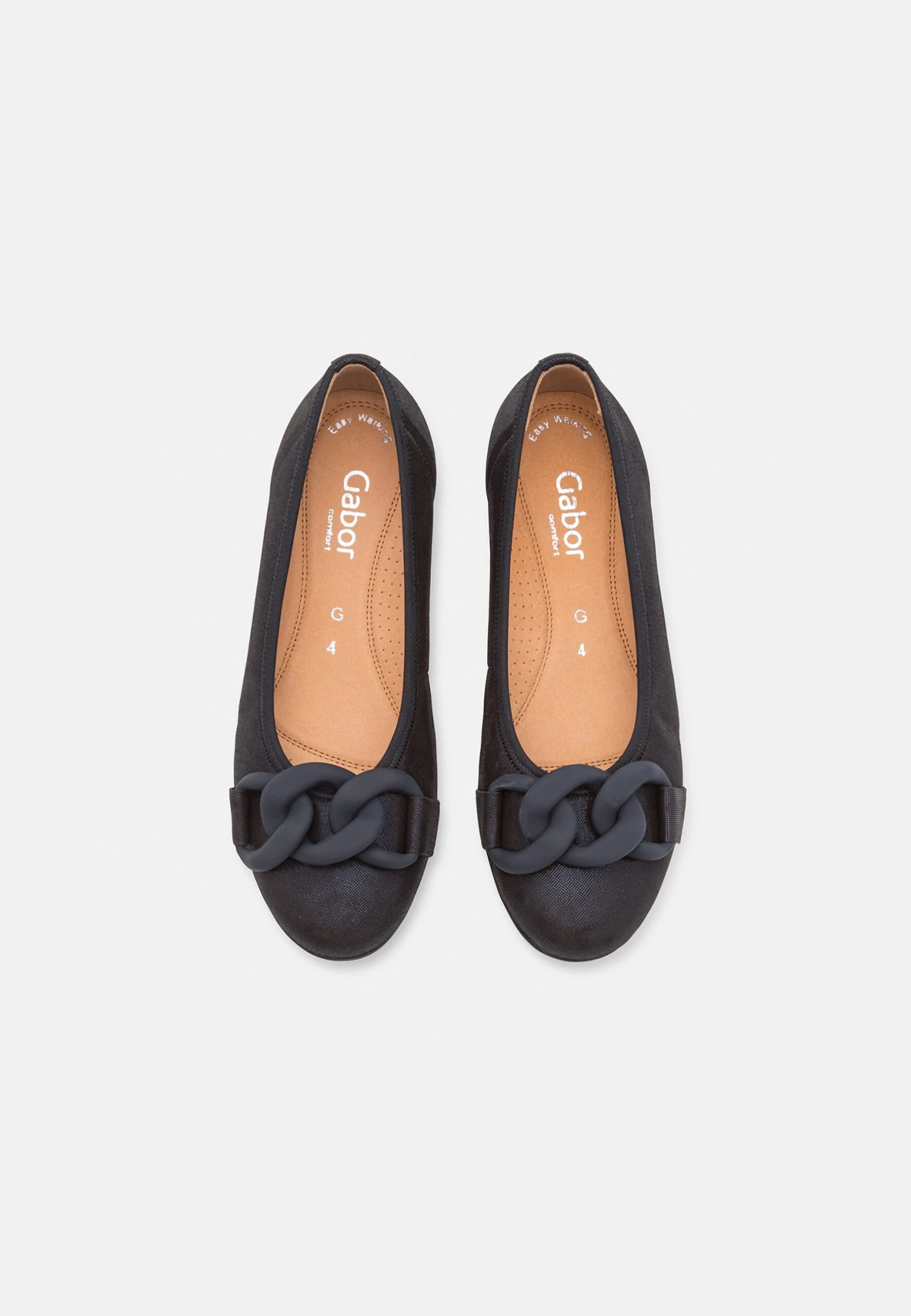 Gabor Comfort Ballet Pumps - Nightblue 8 Gabor Comfort Ballet Pumps - Nightblue - Image 6