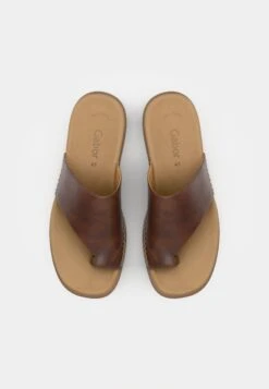 Gabor T-bar Sandals - Peanut -Gabor Sales Store cf533c514744451698c07f7b6d36bfcd