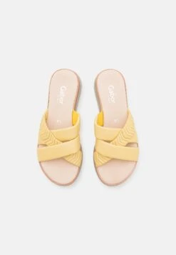 Gabor Comfort Mules - Lemon -Gabor Sales Store d211b7837ef94bef9a635a0f12aa0dd8