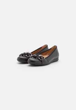 Gabor Comfort Ballet Pumps - Black -Gabor Sales Store d40e09ee36c941d09983f4c105970a96