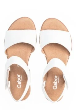 Gabor Comfort Wedge Sandals - Weiss Kork/Offwhi -Gabor Sales Store de5782faace44b999bb045fa20c16cb6