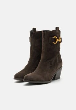 Gabor Comfort Classic Ankle Boots - Brown/Gold -Gabor Sales Store e4742d5558a24c318b69a79140ce35d4