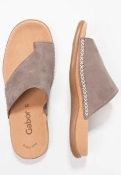 Gabor T-Bar Sandals - Fumo -Gabor Sales Store e4e0a9f18bca40578074f6a5110fad52